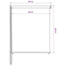 Rolgordijn voor buiten 125(B)x140(H) cm crèmekleurig