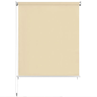 Rolgordijn voor buiten 185(B)x140(H) cm crèmekleurig