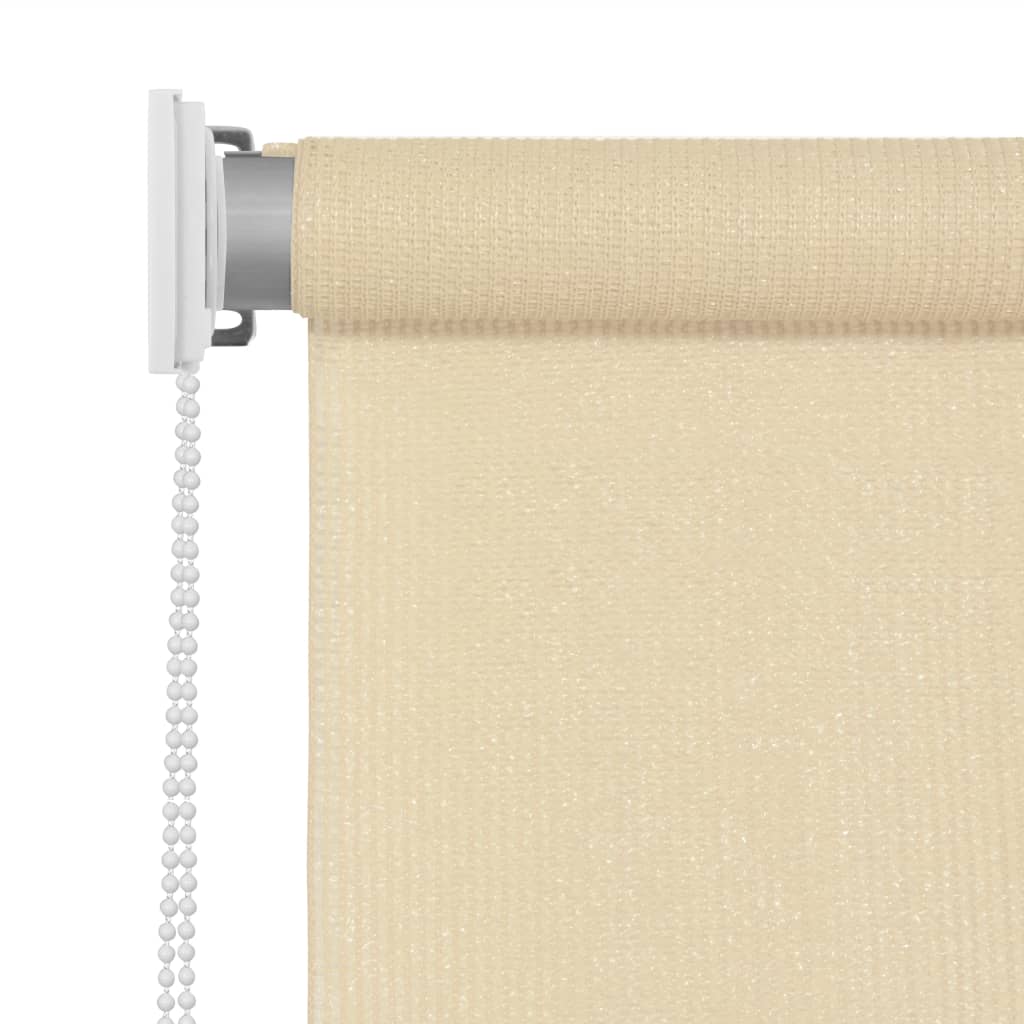 Rolgordijn voor buiten 185(B)x140(H) cm crèmekleurig