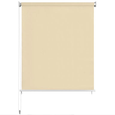 Rolgordijn voor buiten 225(B)x140(H) cm crèmekleurig