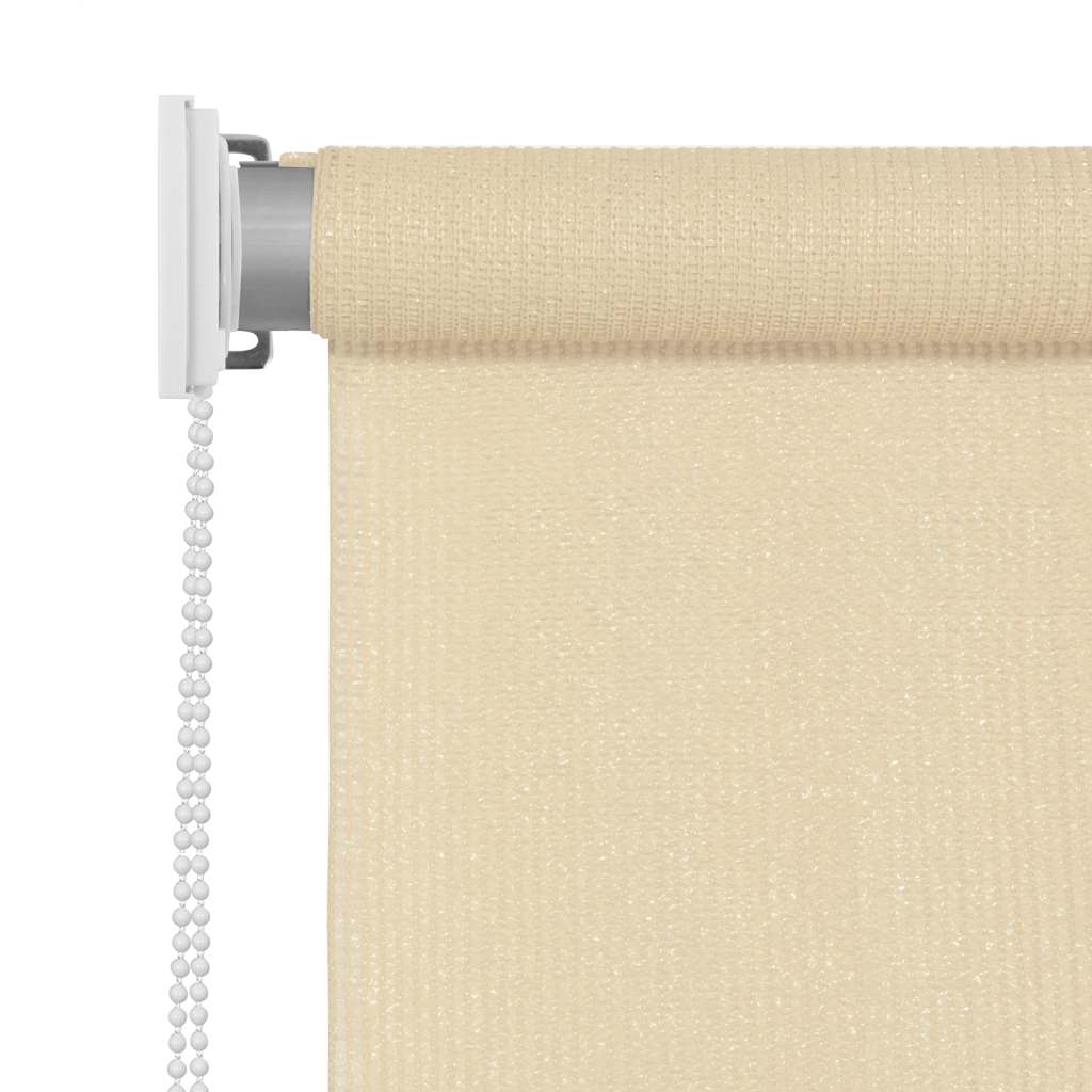 Rolgordijn voor buiten 225(B)x140(H) cm crèmekleurig