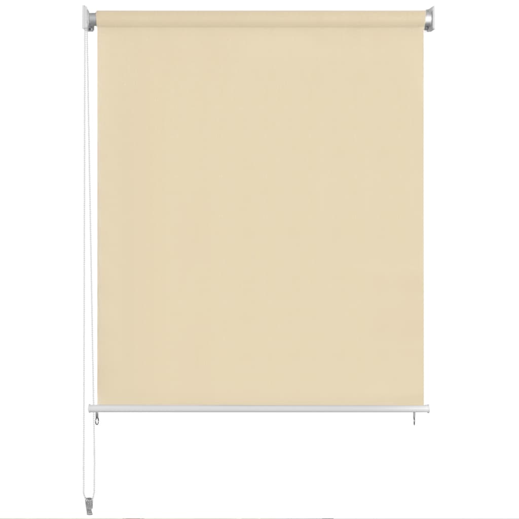 Rolgordijn voor buiten 145(B)x230(H) cm crèmekleurig