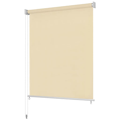 Rolgordijn voor buiten 185(B)x230(H) cm crèmekleurig