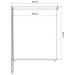 Rolgordijn voor buiten 185(B)x140(H) cm wit