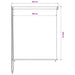 Rolgordijn voor buiten 105(B)x230(H) cm wit