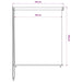 Rolgordijn voor buiten 145(B)x230(H) cm wit