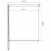 Rolgordijn voor buiten 165(B)x230(H) cm wit