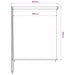 Rolgordijn voor buiten 405(B)x230(H) cm wit