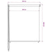 Rolgordijn voor buiten 125(B)x230(H) cm antracietkleurig