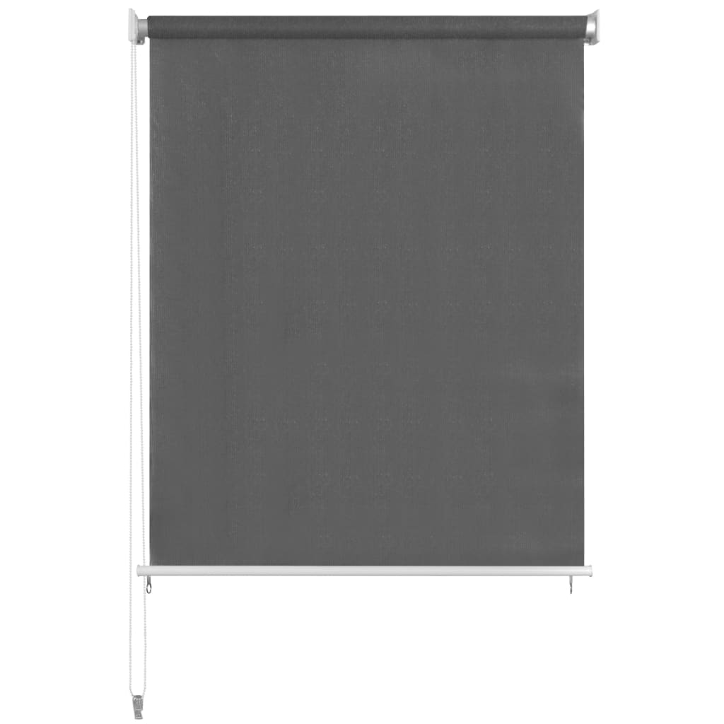 Rolgordijn voor buiten 245(B)x230(H) cm antracietkleurig