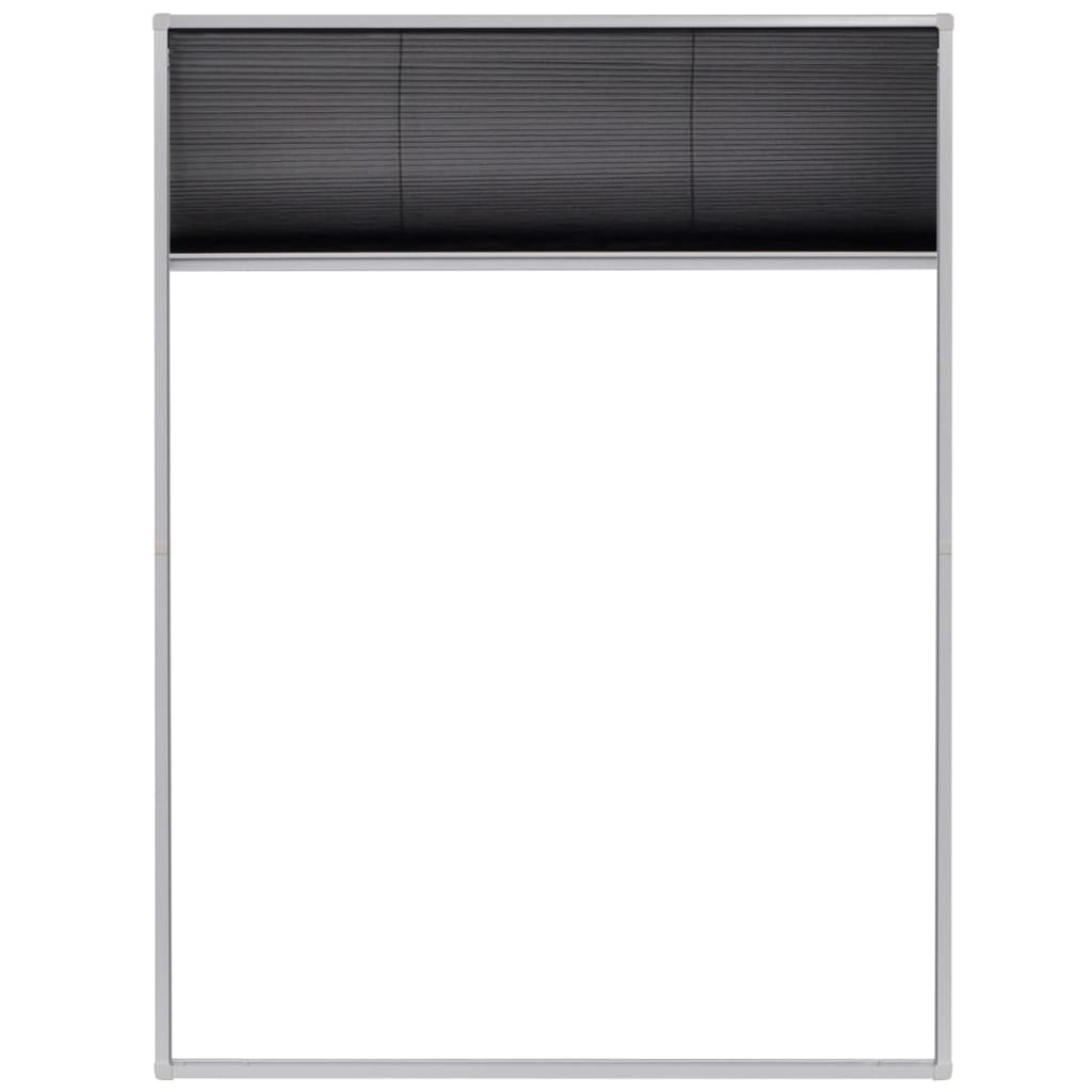 Raamhor plissé 60x80 cm aluminium