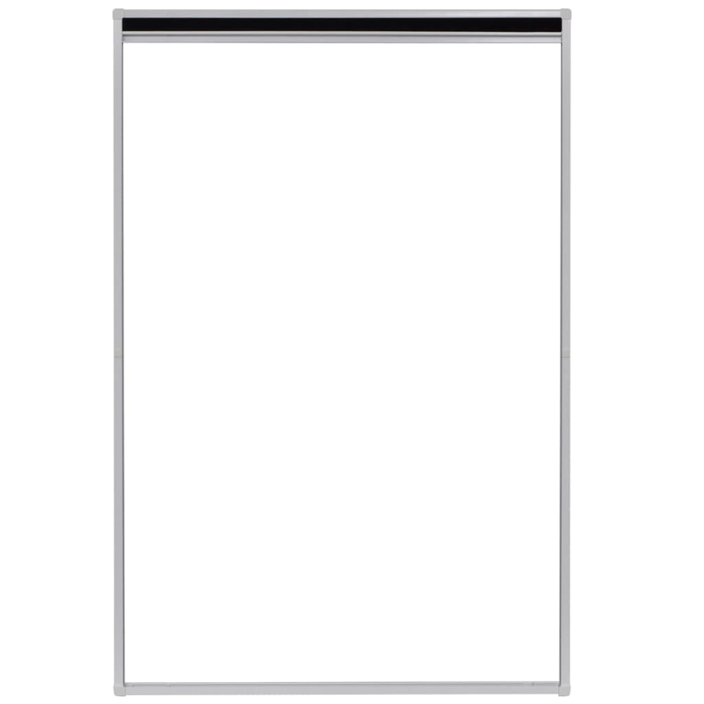 Raamhor plissé 80x120 cm aluminium