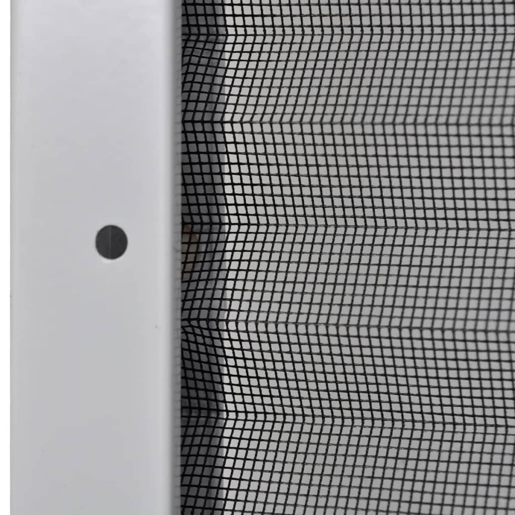 Raamhor plissé 120x120 cm aluminium