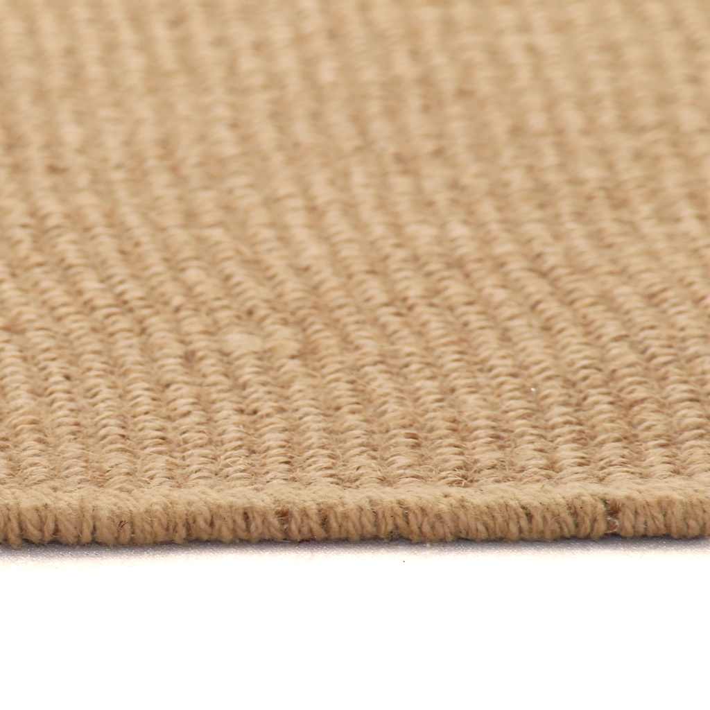 Tapijt met latex onderkant 160x230 cm jute natuurlijk