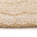 Tapijt met print rond 150 cm gevlochten jute