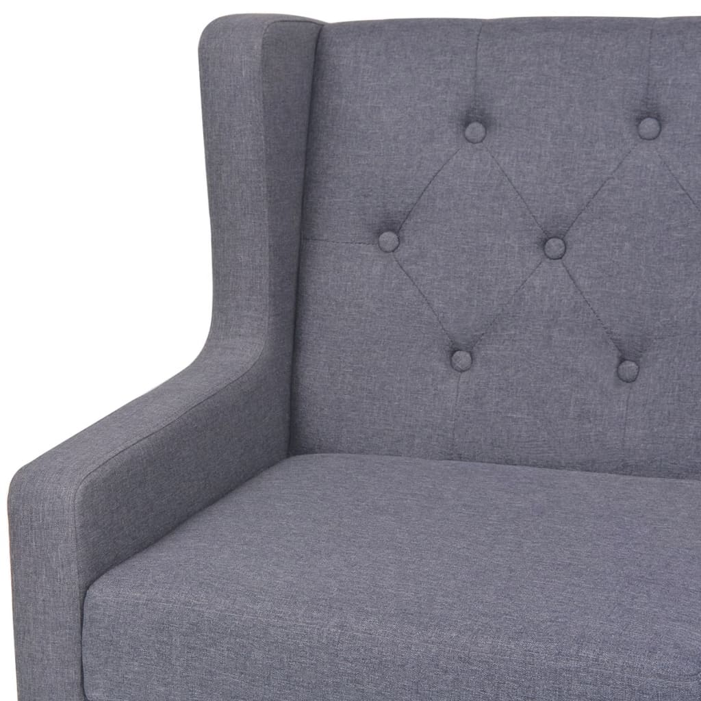 Fauteuil stof grijs
