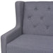 Fauteuil stof grijs