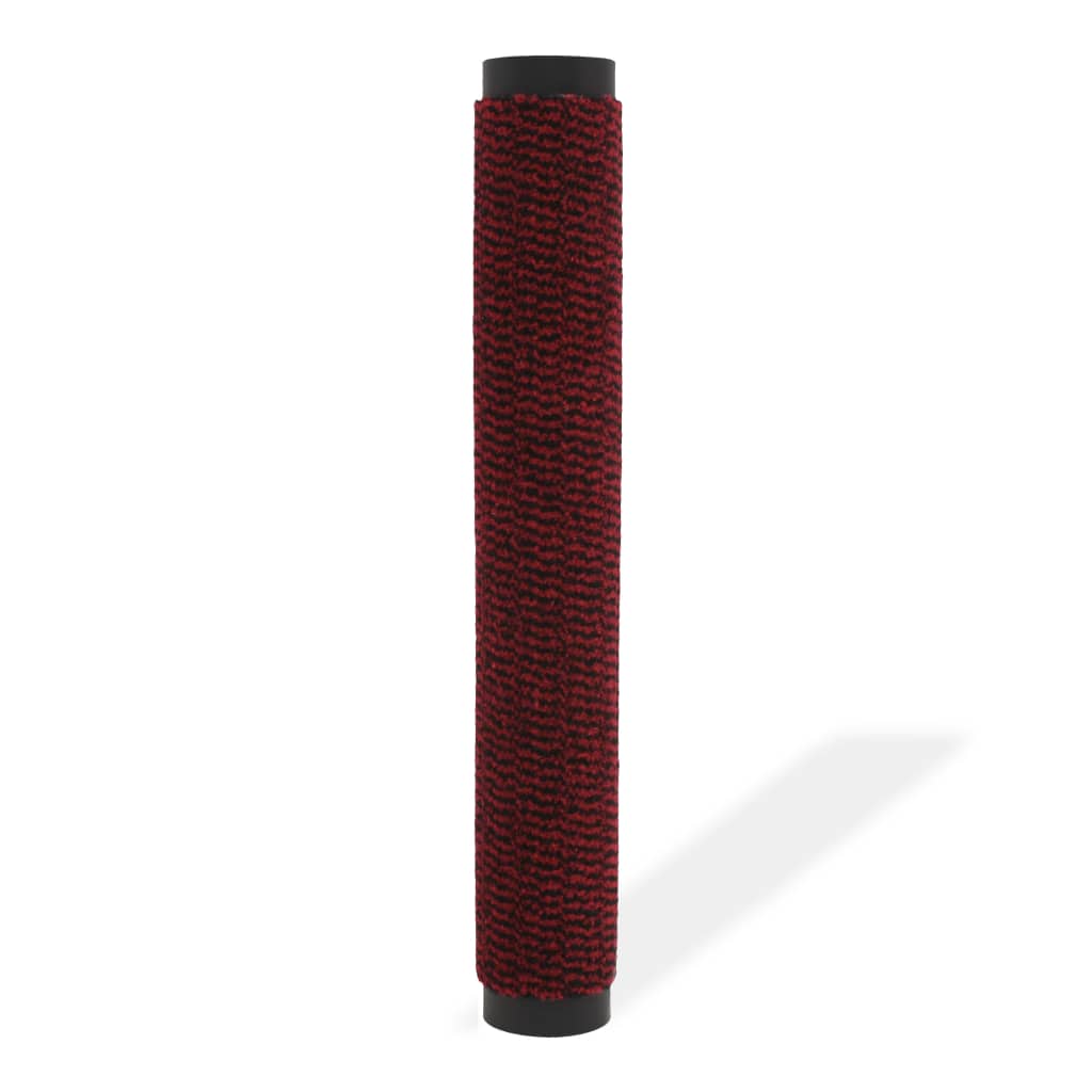 Droogloopmat rechthoekig getuft 60x90 cm rood