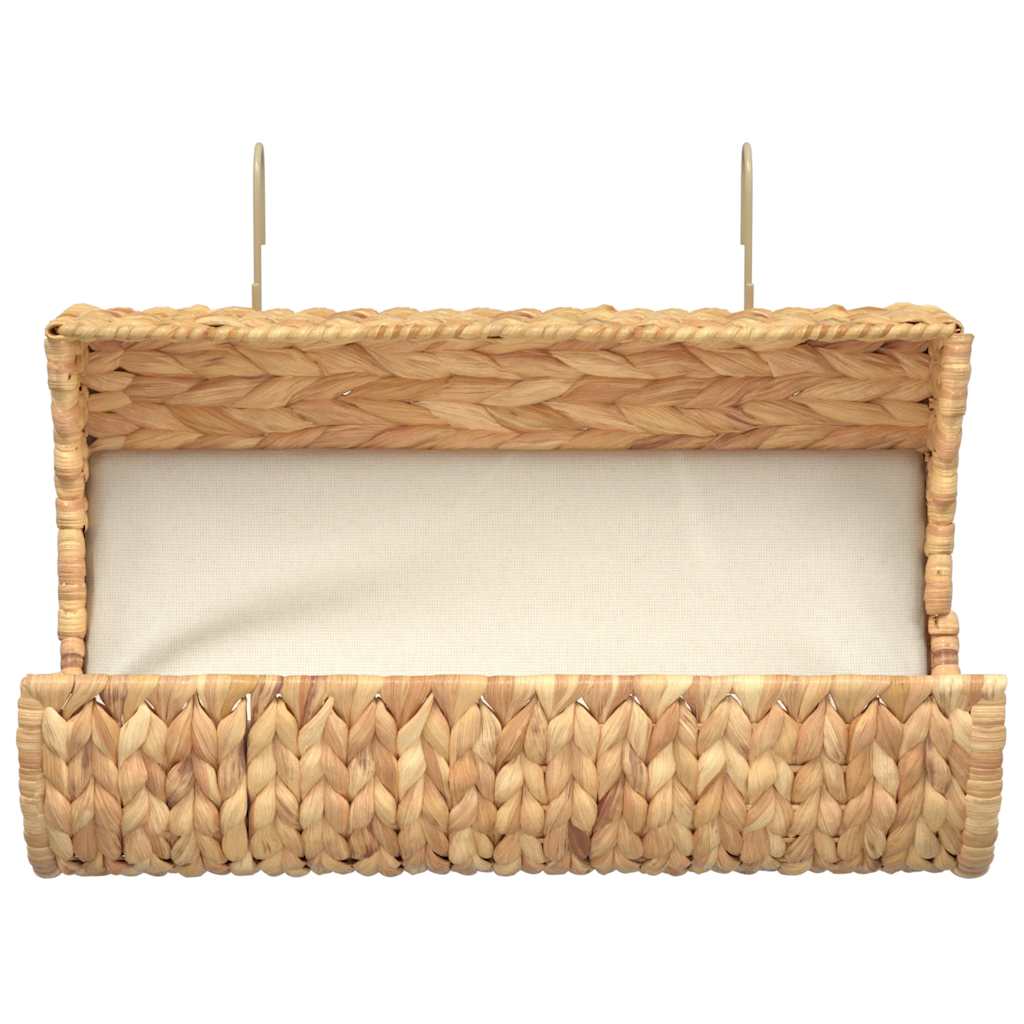 Kattenbed met kussen 37x20x20 cm waterhyacint