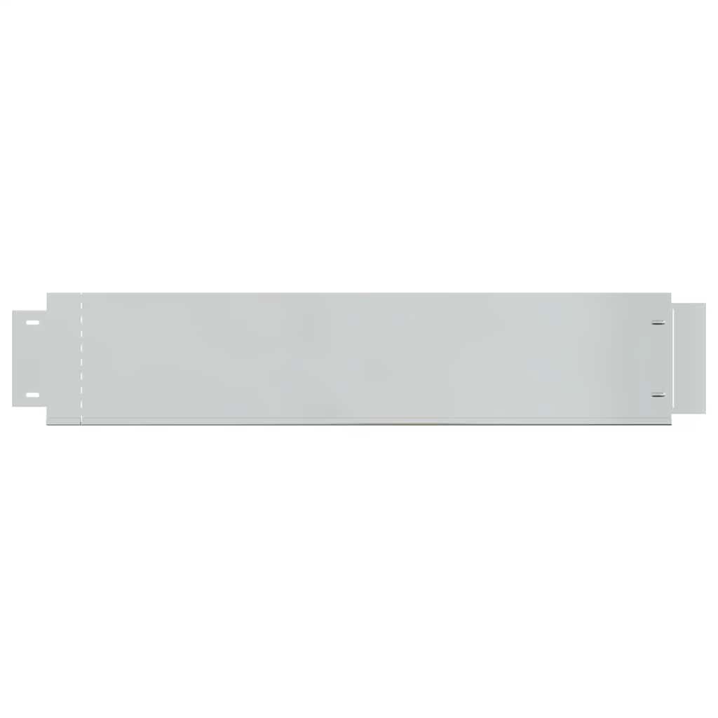 Grasboorden 15 st 100x20 cm gegalvaniseerd staal