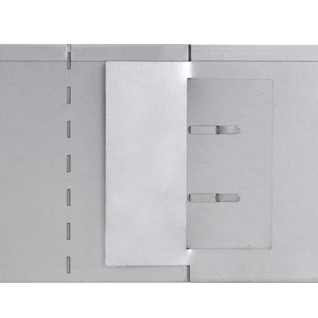 Grasboorden 15 st 100x20 cm gegalvaniseerd staal