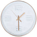 Wandklok koper-look 30 cm