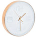 Wandklok koper-look 30 cm