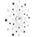Wandklok met quartz-mechanisme 50 cm modern ontwerp