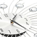 Wandklok met quartz-mechanisme 50 cm modern ontwerp