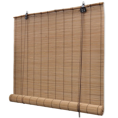 Rolgordijn 150x160 cm bamboe bruin