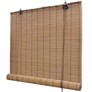 Rolgordijn 100x220 cm bamboe bruin