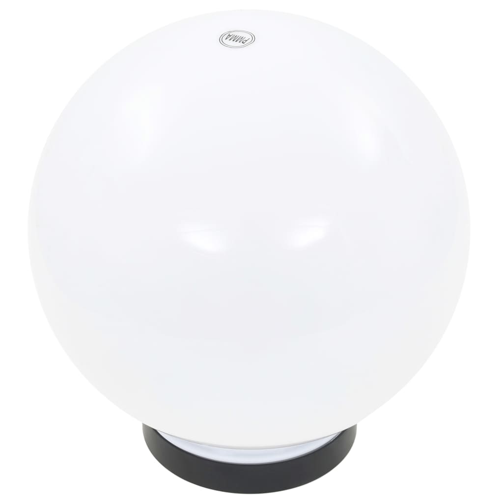 LED-bollampen 2 st rond 20 cm PMMA