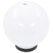LED-bollampen 2 st rond 20 cm PMMA