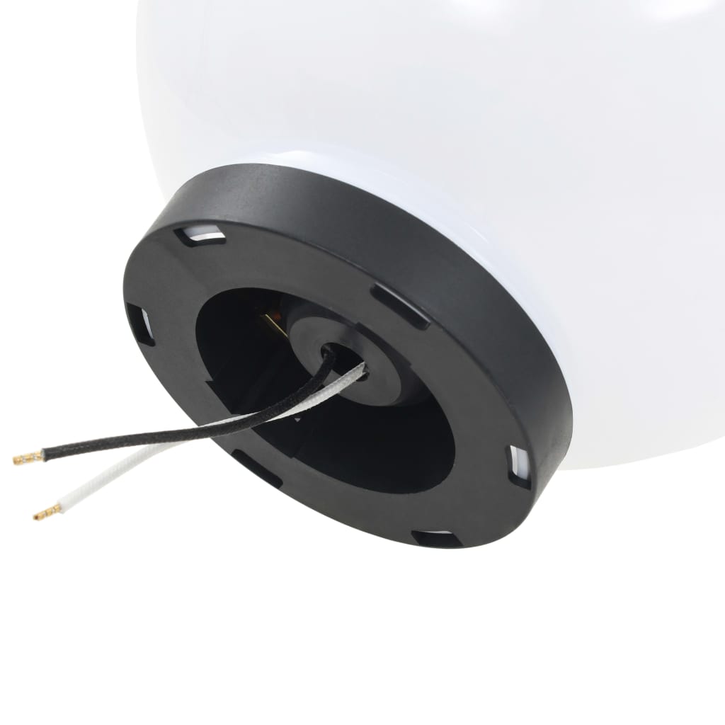 LED-bollampen 2 st rond 20 cm PMMA