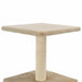 Kattenkrabpaal met sisal krabpaal 55 cm beige