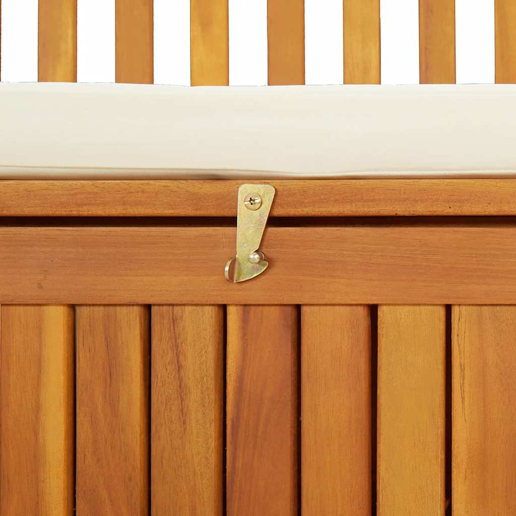 Tuinopslagbank 120x63x84 cm massief acaciahout