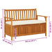 Tuinopslagbank 120x63x84 cm massief acaciahout