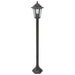 Paalverlichting voor tuin E27 110 cm aluminium brons 6 st
