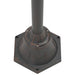 Paalverlichting tuin E27 220 cm aluminium brons 2-delig