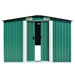 Tuinschuur 257x298x178 cm metaal groen