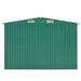 Tuinschuur 257x298x178 cm metaal groen