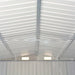 Tuinschuur 257x392x181 cm metaal antracietkleurig