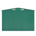 Tuinschuur 257x489x181 cm metaal groen