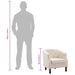 Fauteuil stof beige