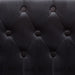 Fauteuil fluweel zwart