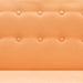 Bank L-vormig 171,5x138x81,5 cm stof oranje