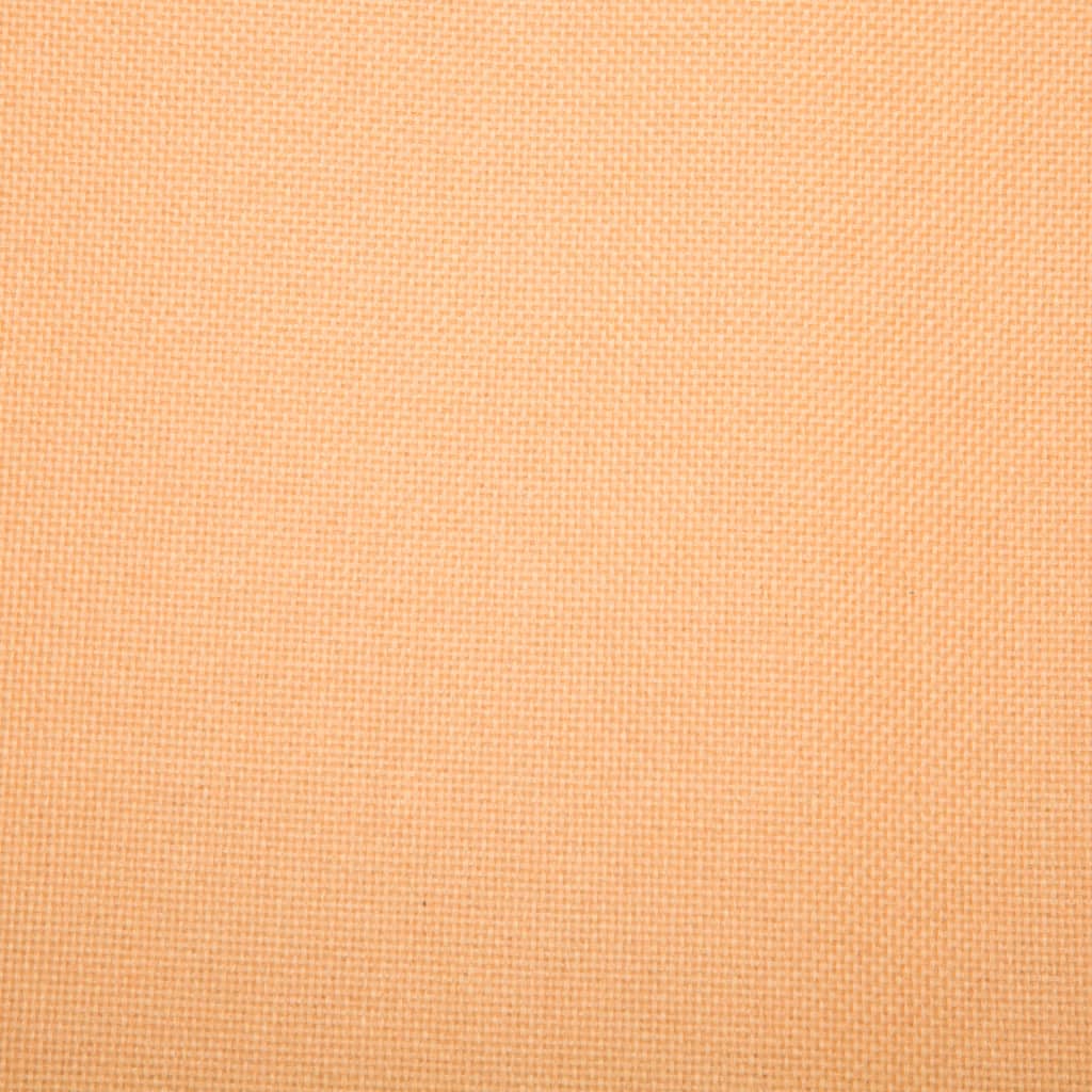 Bank L-vormig 171,5x138x81,5 cm stof oranje
