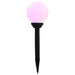 LED-solarlampen rond 15 cm RGB 4 st