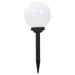 LED-solarlampen rond 20 cm RGB 3 st