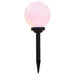 LED-solarlampen rond 20 cm RGB 3 st